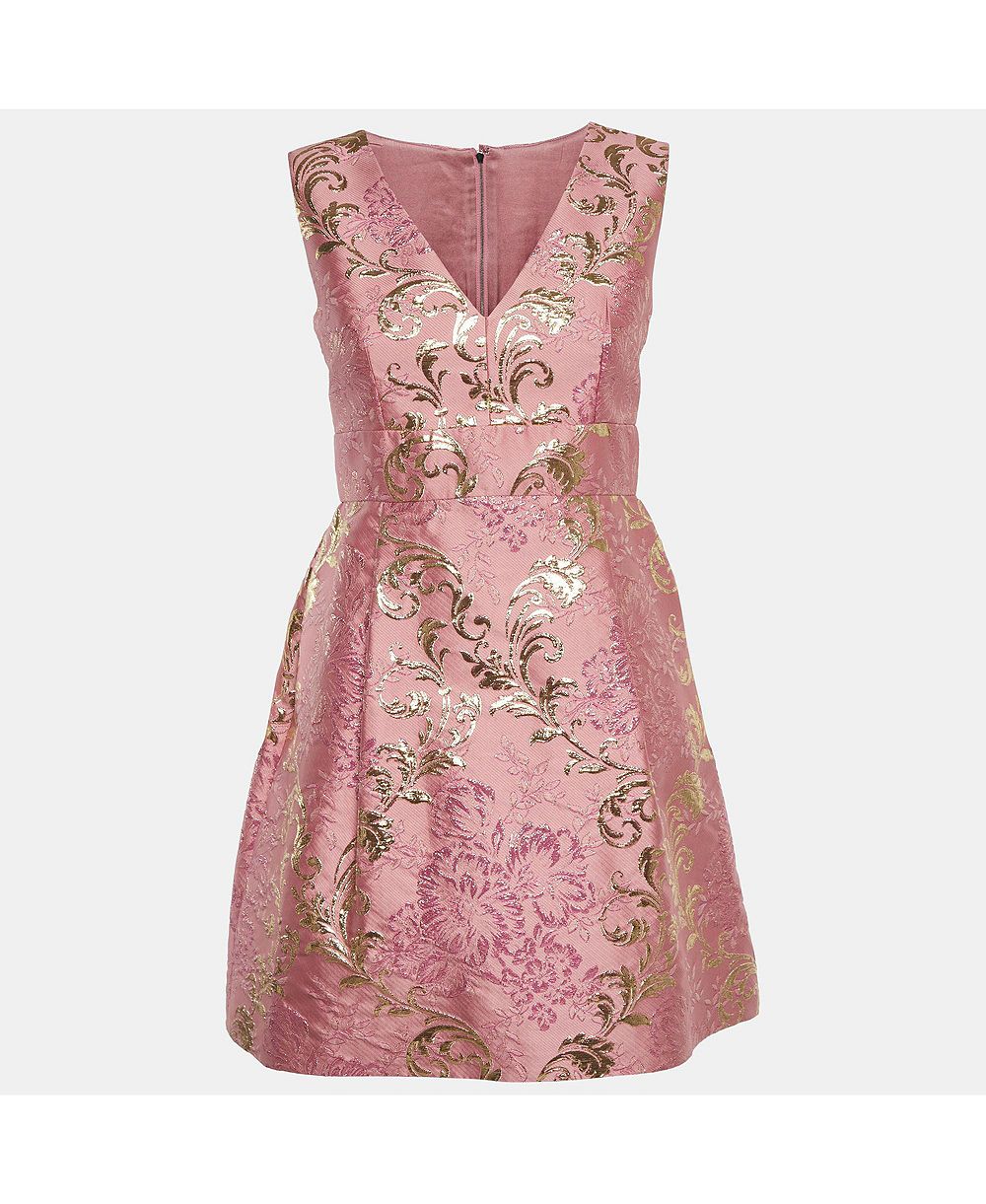 Женское мини-платье Dolce & Gabbana Brocade Sleeveless Pre-Owned