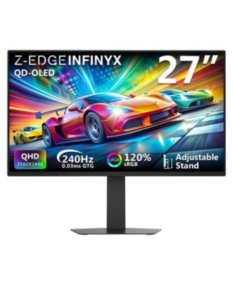 Z-EDGE INFINYX X27 QD-OLED 240Hz 0.03ms GTG Gaming Monitor for PC/Mac