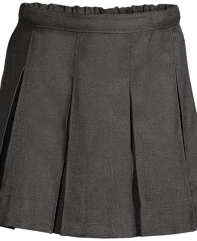 Lands' End Big Girls Top of Knee Box Pleat Skirt