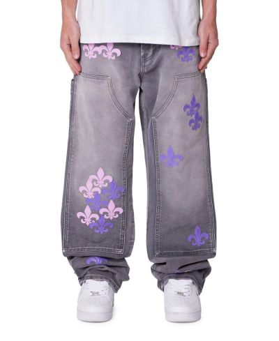 Мужские брюки-карго mnml Ultra Baggy Fleur Embroidered Carpenter Pants