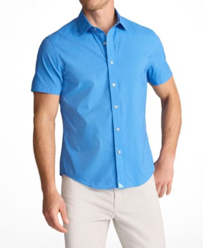 UNTUCKit рубашка Livingston Slim Fit Performance Short-Sleeve Men's