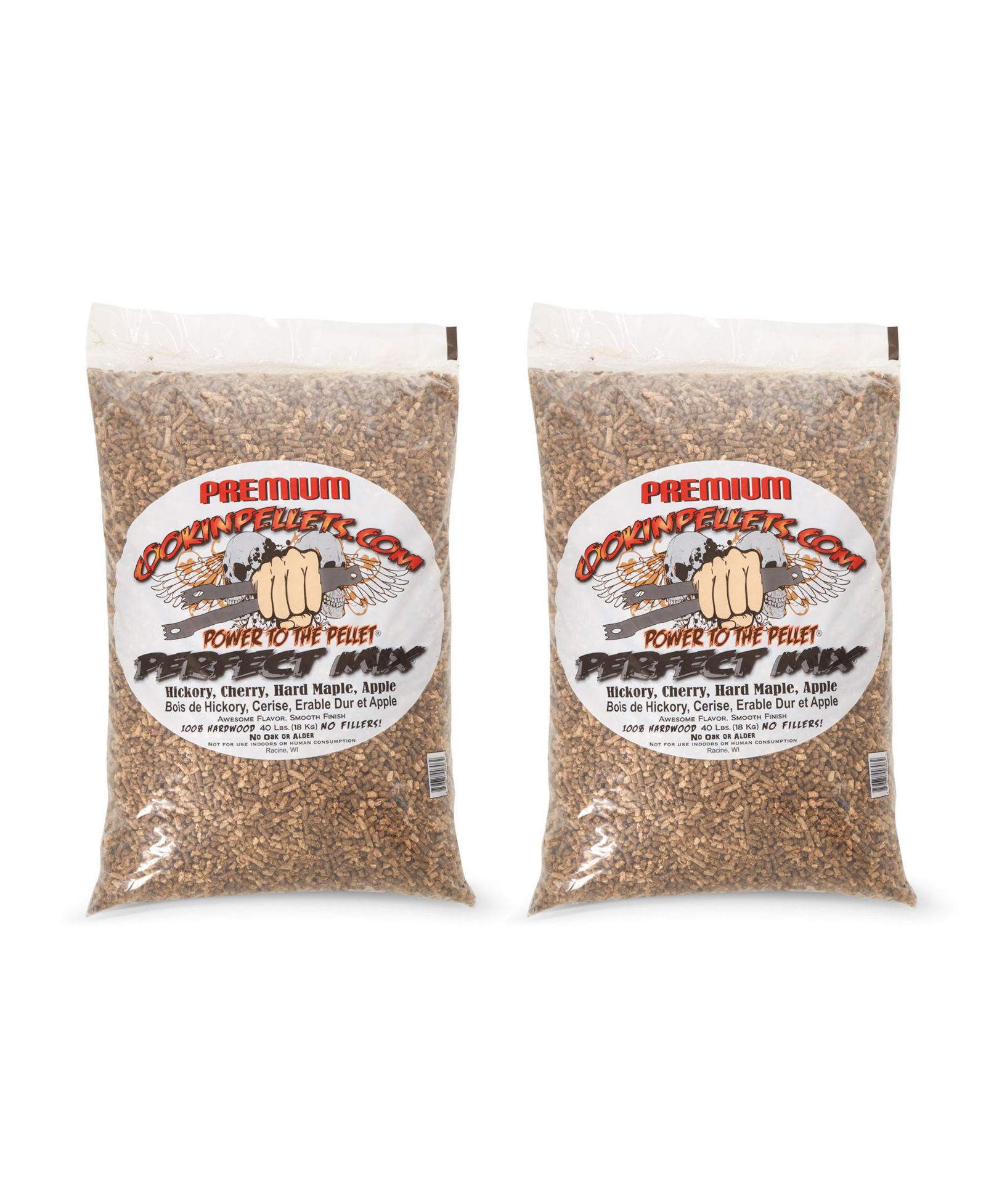 CookinPellets Смесь пеллет Hickory, Cherry, Maple и Apple Wood (2 Pack)