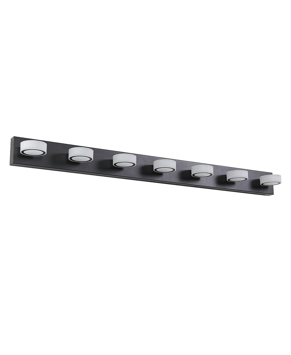 Современный настенный светильник BUSDAYS 52 Inch 7 Light LED с акриловыми плафонами, диммируемый
