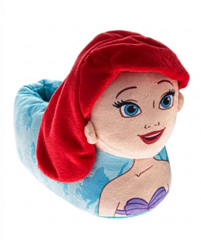 Тапочки Disney Toddler Mermaid 3D Ariel and Flounder теплые и мягкие