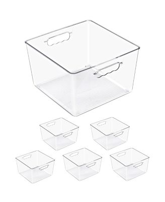 Набор контейнеров для хранения Sorbus 6 Pack Large Square Stackable с ручками
