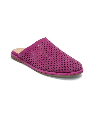 Fuchsia suede