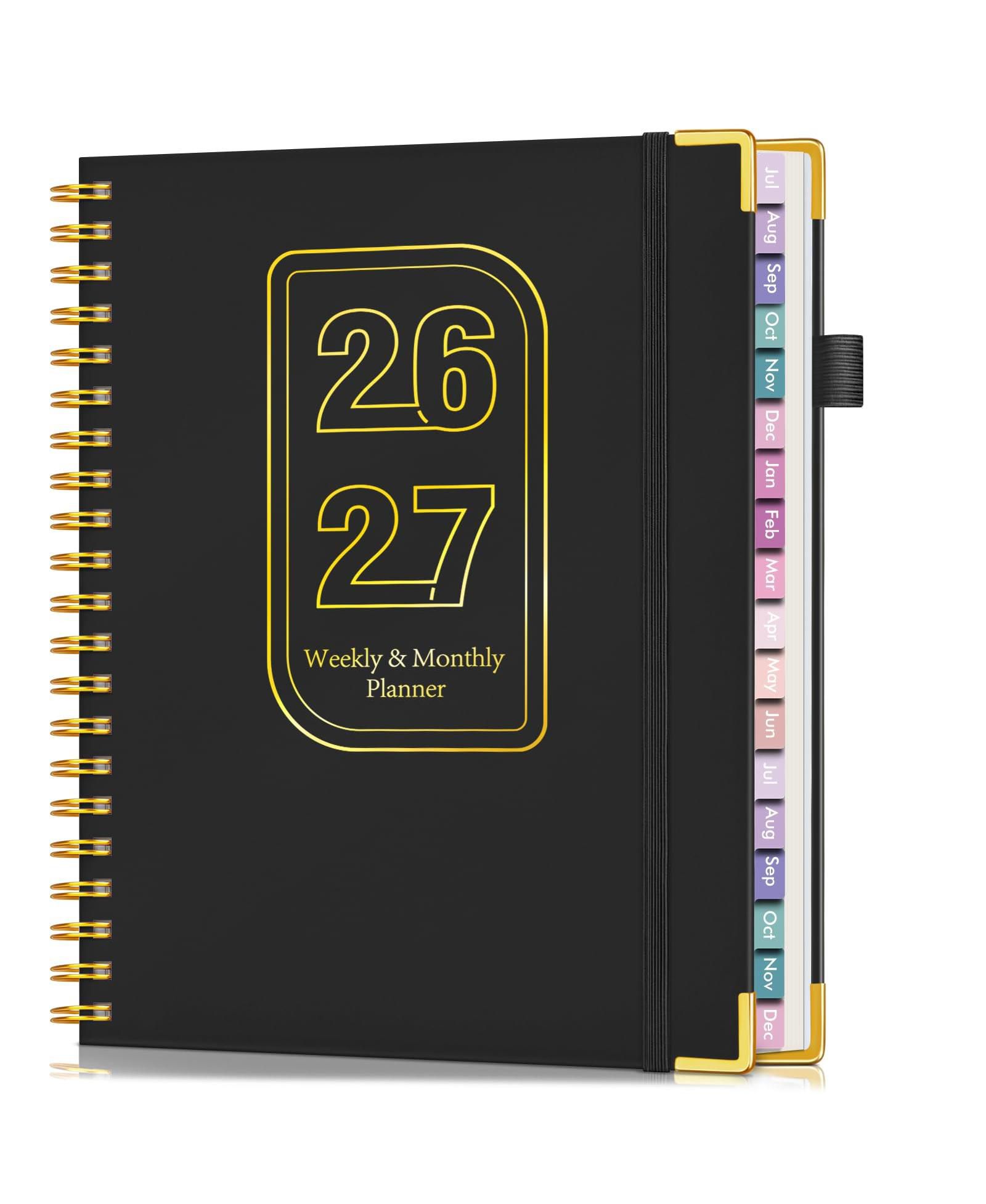 Еженедельник-ежемесячник GNUADZ Planner 2026-2027 Hardcover Spiral Agenda