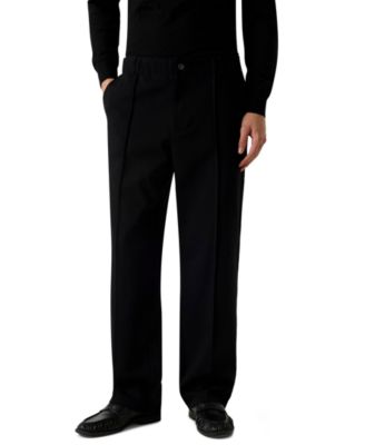GUESS Men's Diagonal Relaxed-Fit Dress Pants
