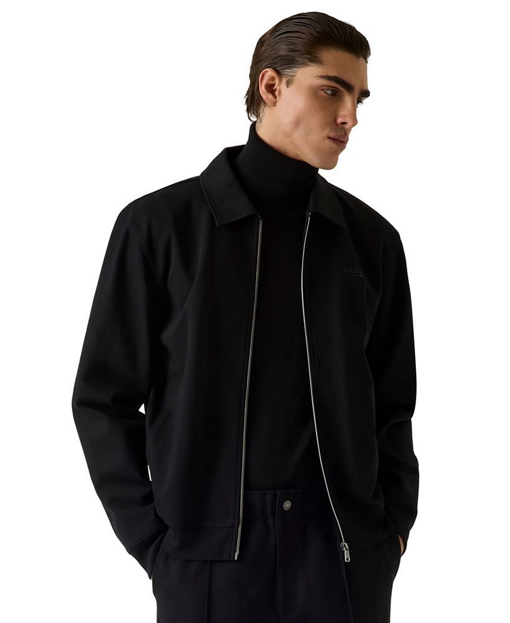 GUESS Men's Zip-Up Long-Sleeve Track Jacket