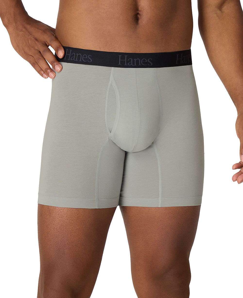 Hanes Men's Ultimate Comfort Flex Fit Boxer Briefs, 3-Pack