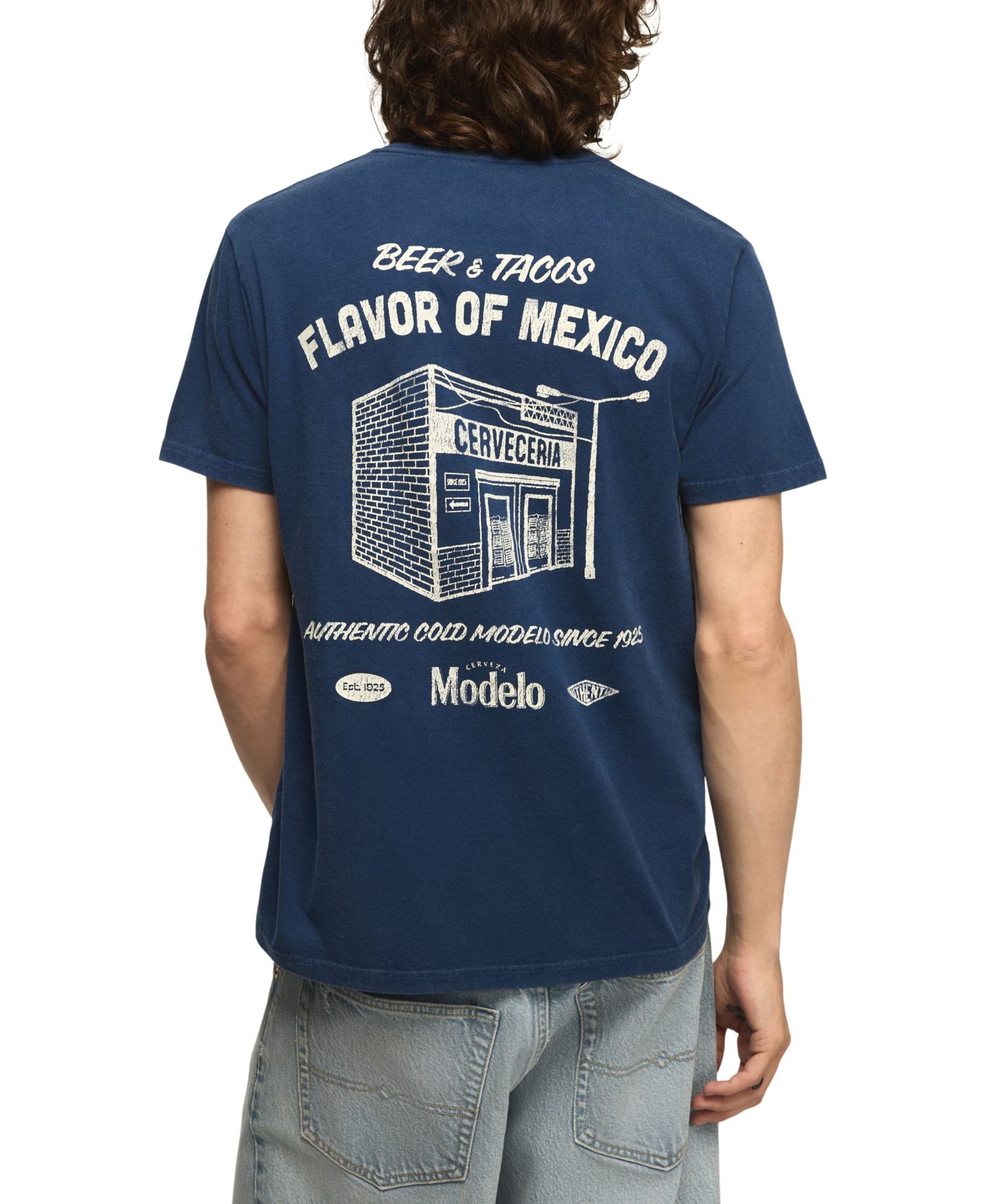 Мужская футболка Lucky Brand Men's Modelo Cerveceria Graphic