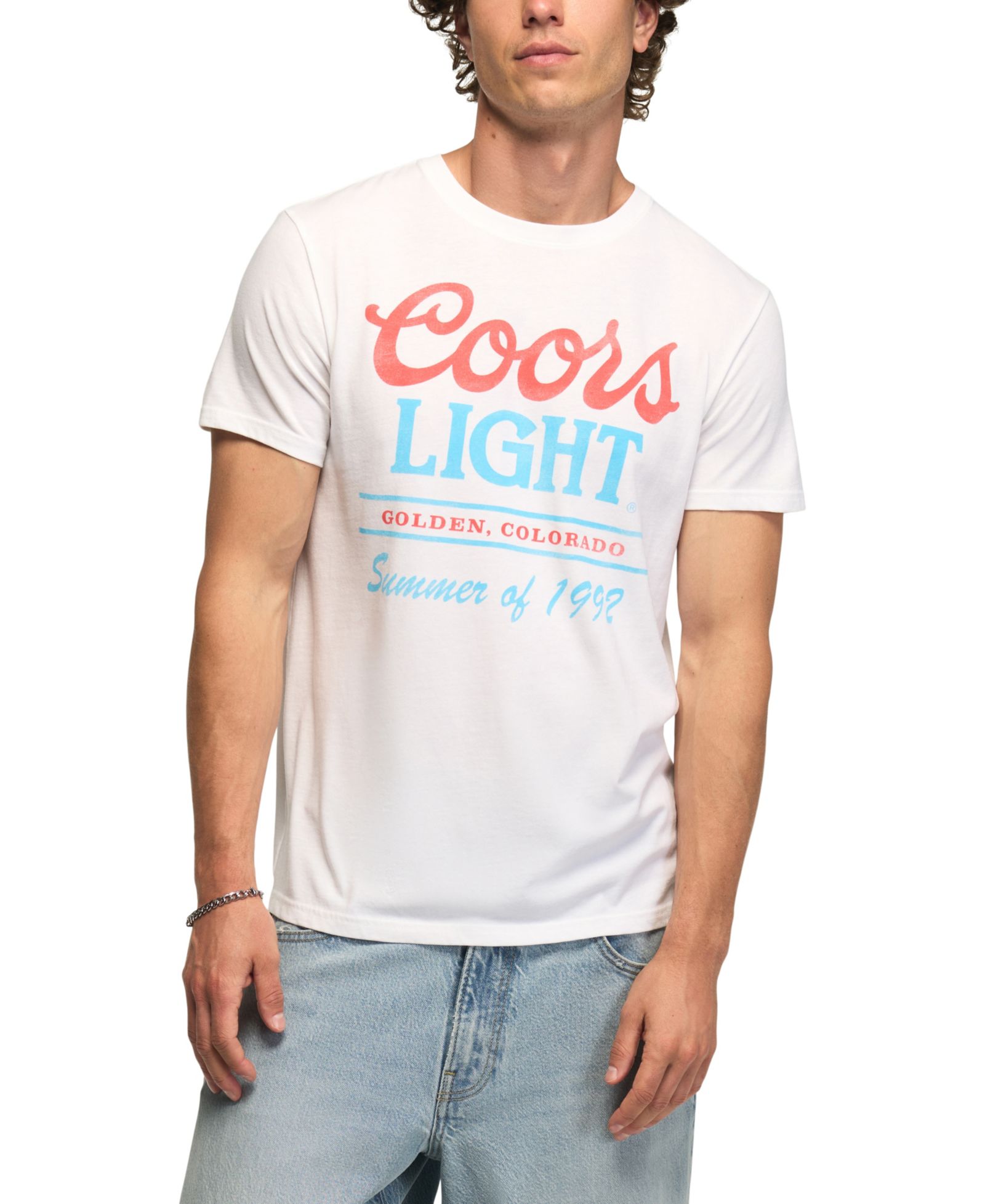 Lucky Brand Men's Coors Light Summer Graphic T-Shirt