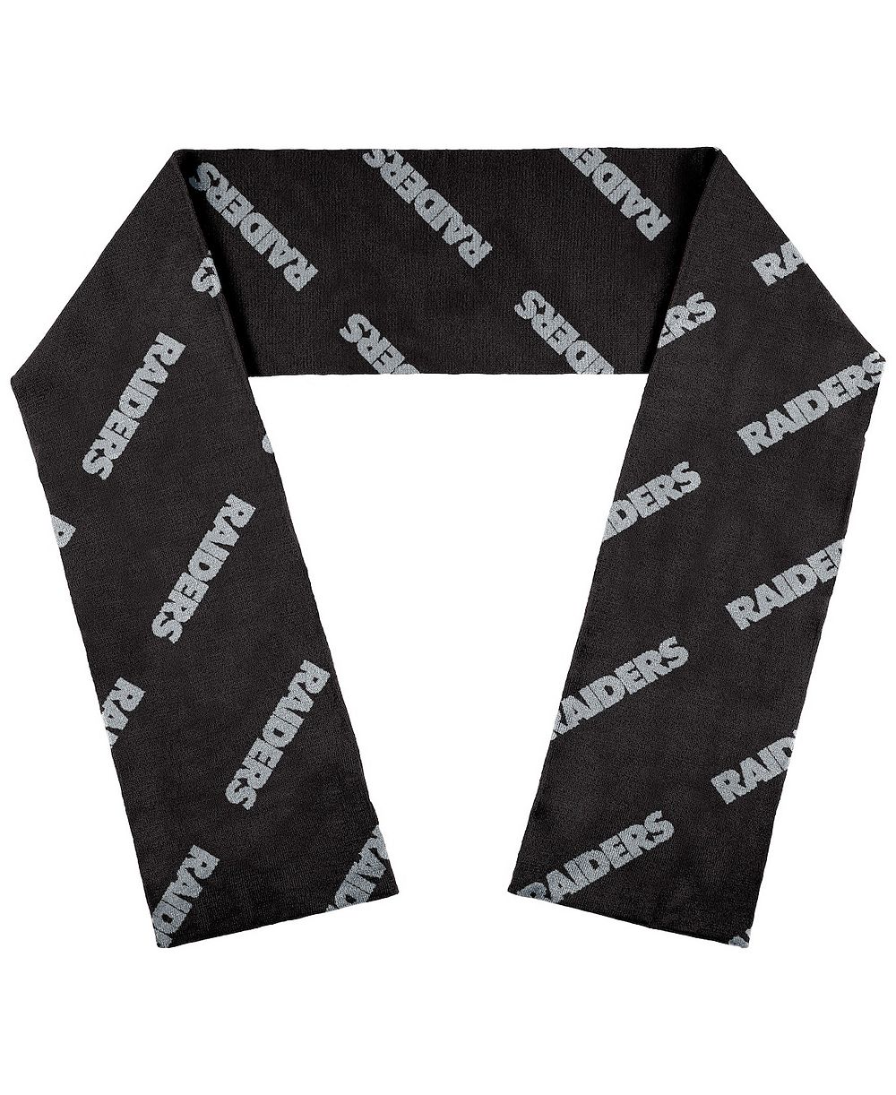 WEAR by Erin Andrews Las Vegas Raiders Team Wordmark Scarf