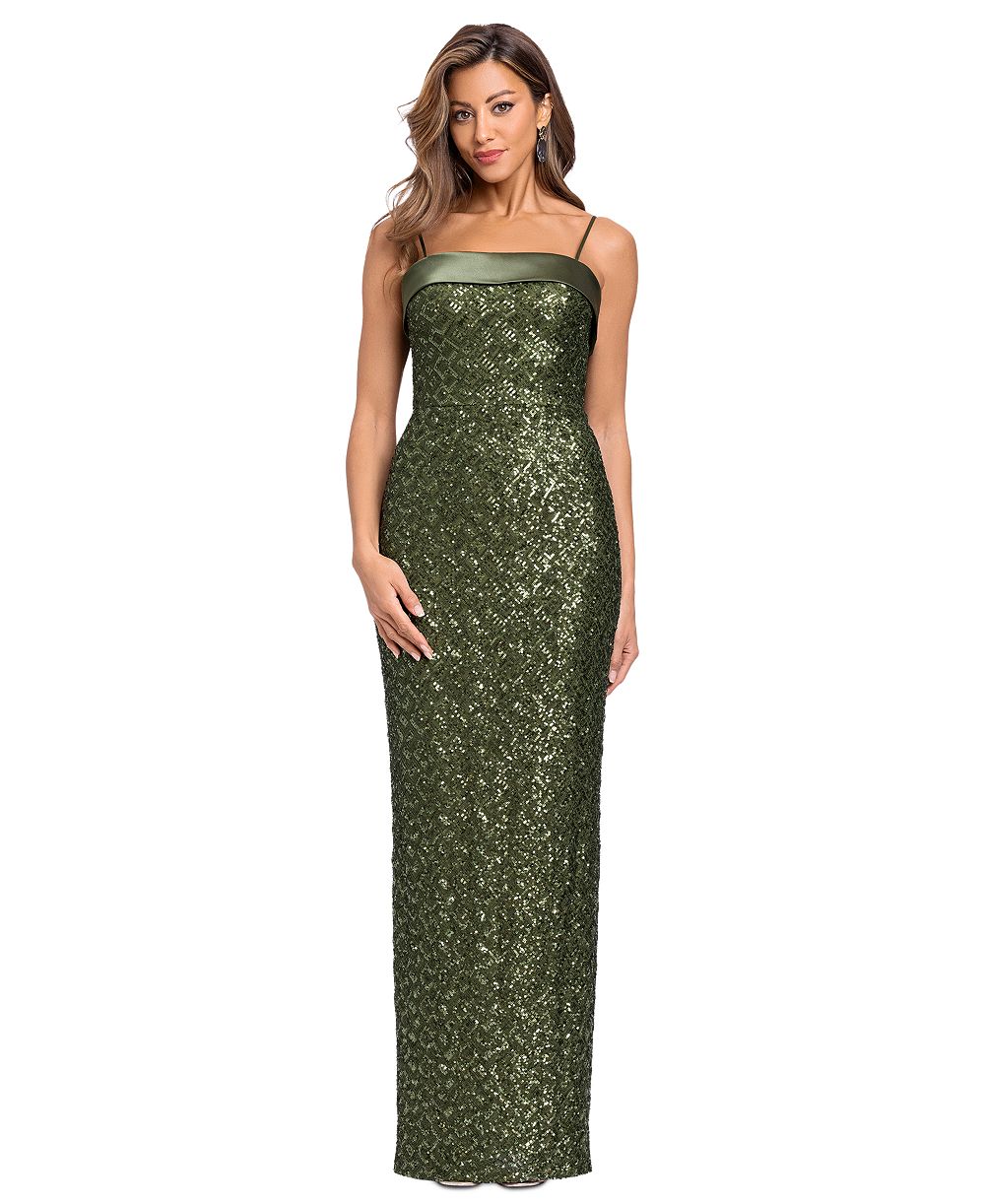 Женское вечернее платье XSCAPE Strapless Sequin Formal