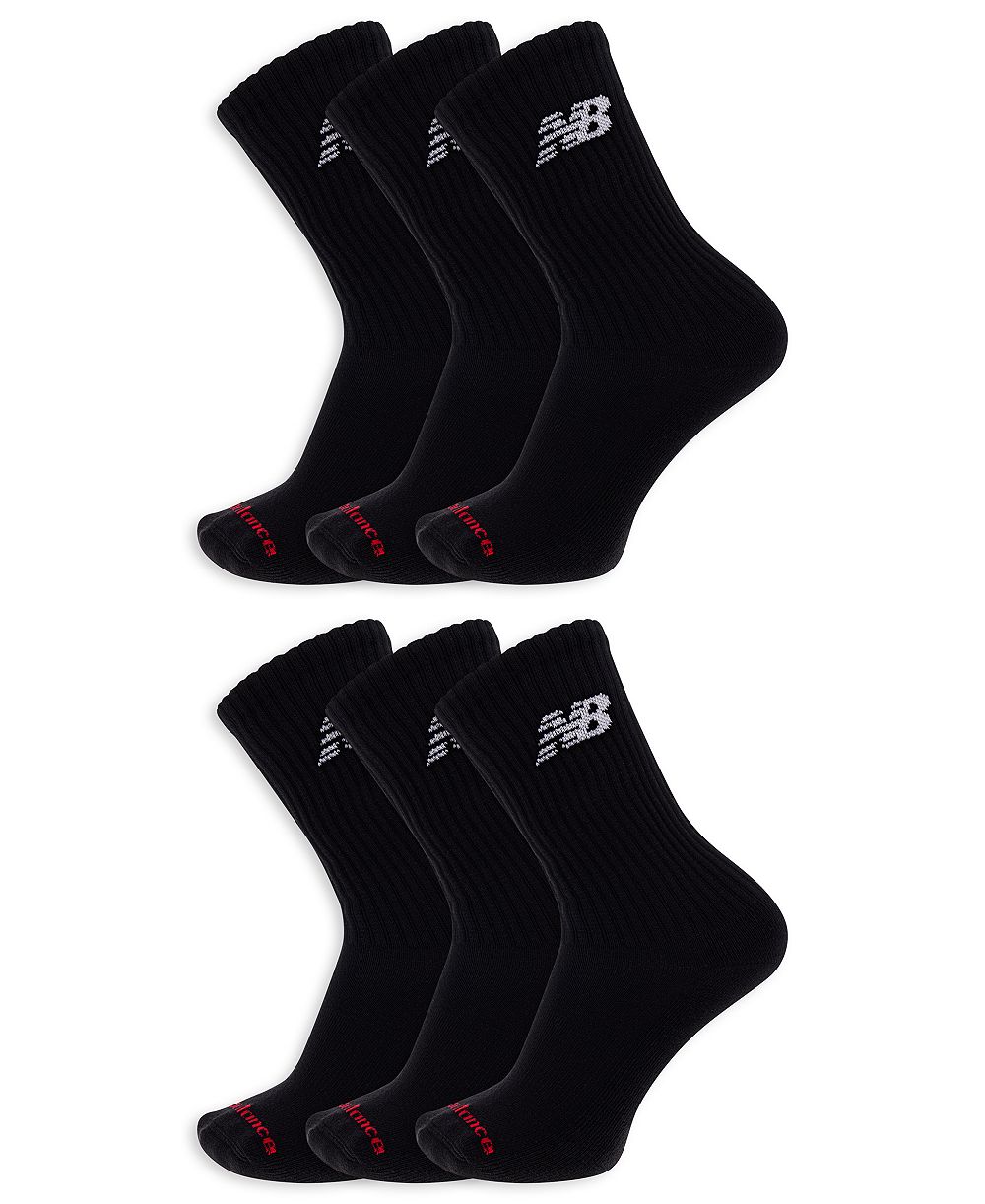 New Balance Men's Crew Socks, 6-Pack