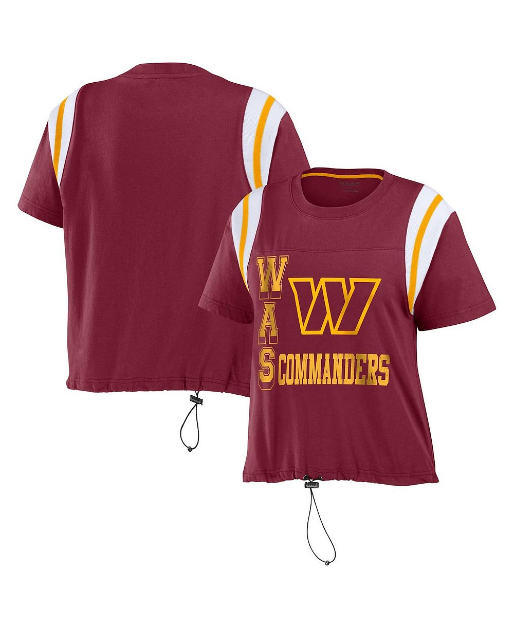 WEAR by Erin Andrews Женский топ Washington Commanders Color Block