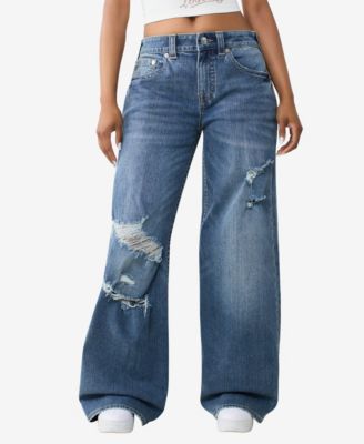 True Religion Женские джинсы Jessie Super Baggy с высокой талией