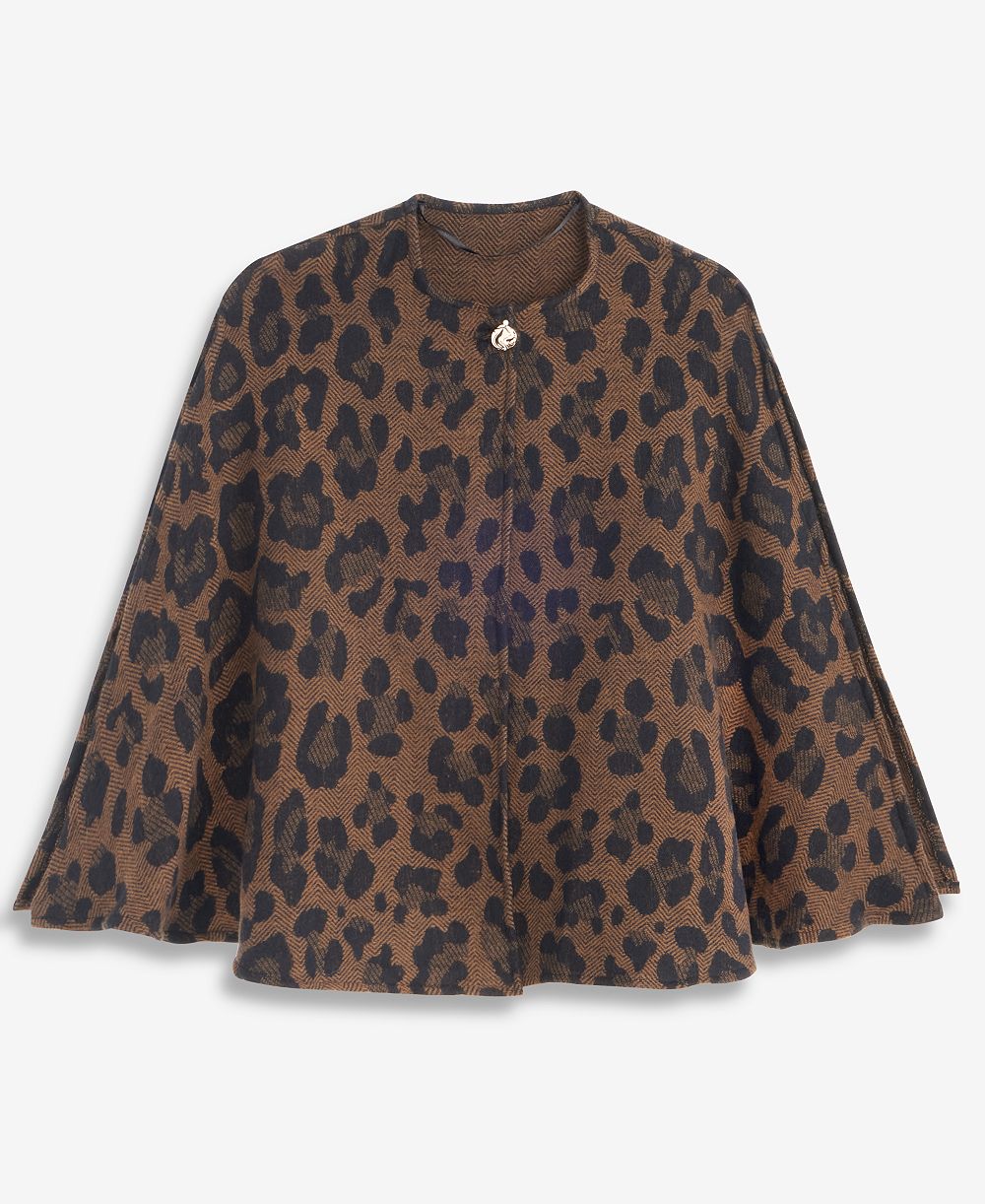 Женский топ I.N.C. International Concepts Leopard-Print Topper