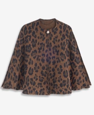 Женский топ I.N.C. International Concepts Leopard-Print Topper