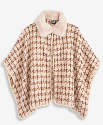 Женский топ I.N.C. International Concepts Houndstooth Chenille Topper