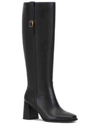 Vince Camuto женские высокие сапоги на блочном каблуке Sorana, стандартная высота голенища