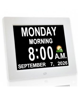 JALL 8" Large-Screen Auto-Dimming Digital Clock