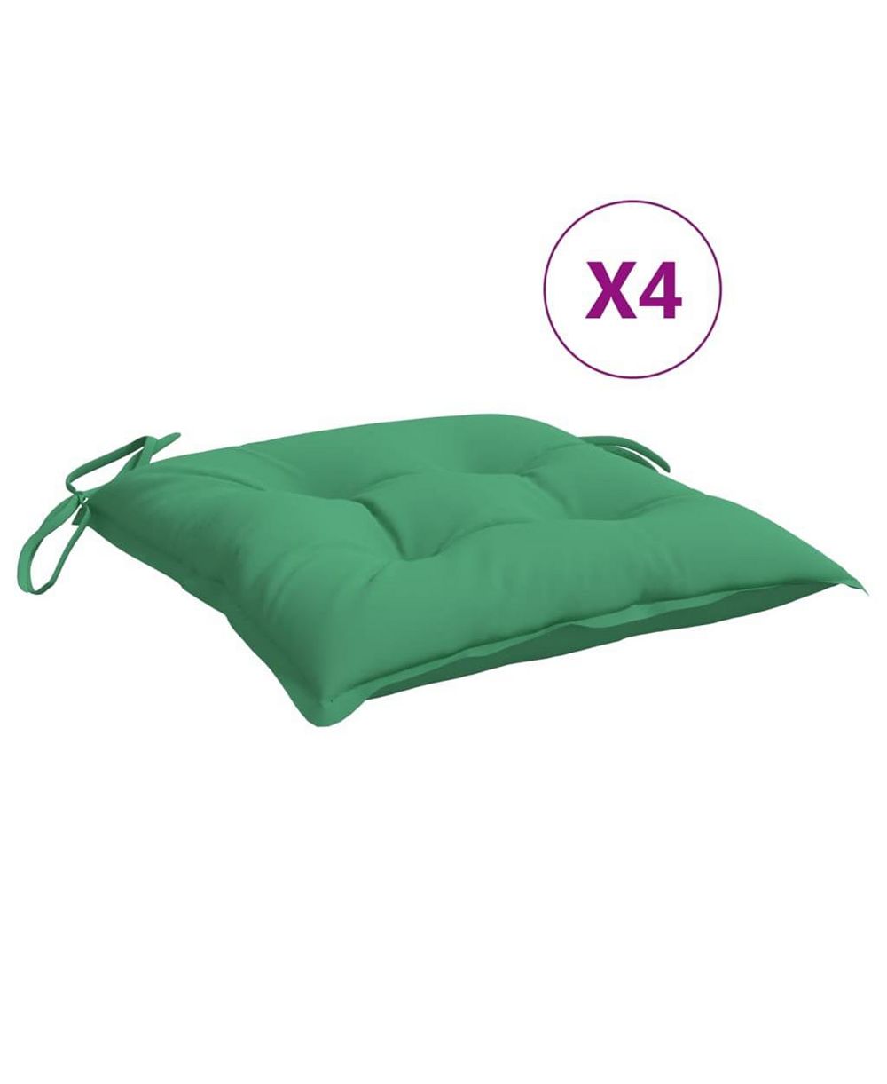 vidaXL 4 подушки для стульев 15.7"x15.7"x2.8" из ткани Oxford