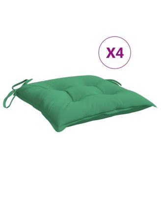vidaXL 4 подушки для стульев 15.7"x15.7"x2.8" из ткани Oxford