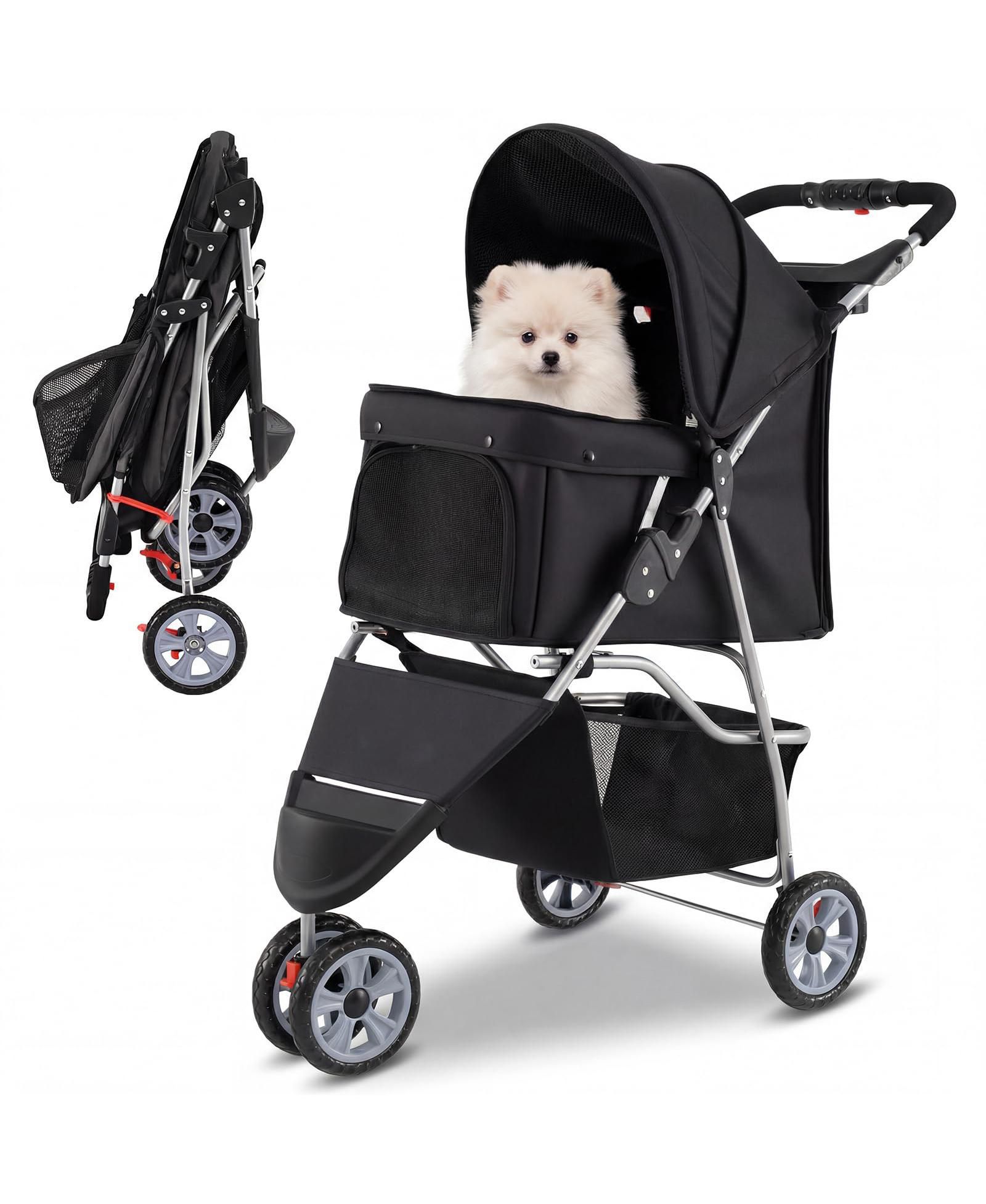 Коляска для животных COZITO 3 Wheel для маленьких собак и кошек до 33 lbs