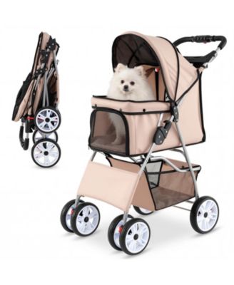 COZITO 4 Wheel Pet Stroller for Small Dogs and Cats up to 33 lbs