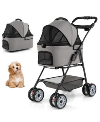 COZITO 3-in-1 Pet Stroller with Removable Carrier up to 33 lbs