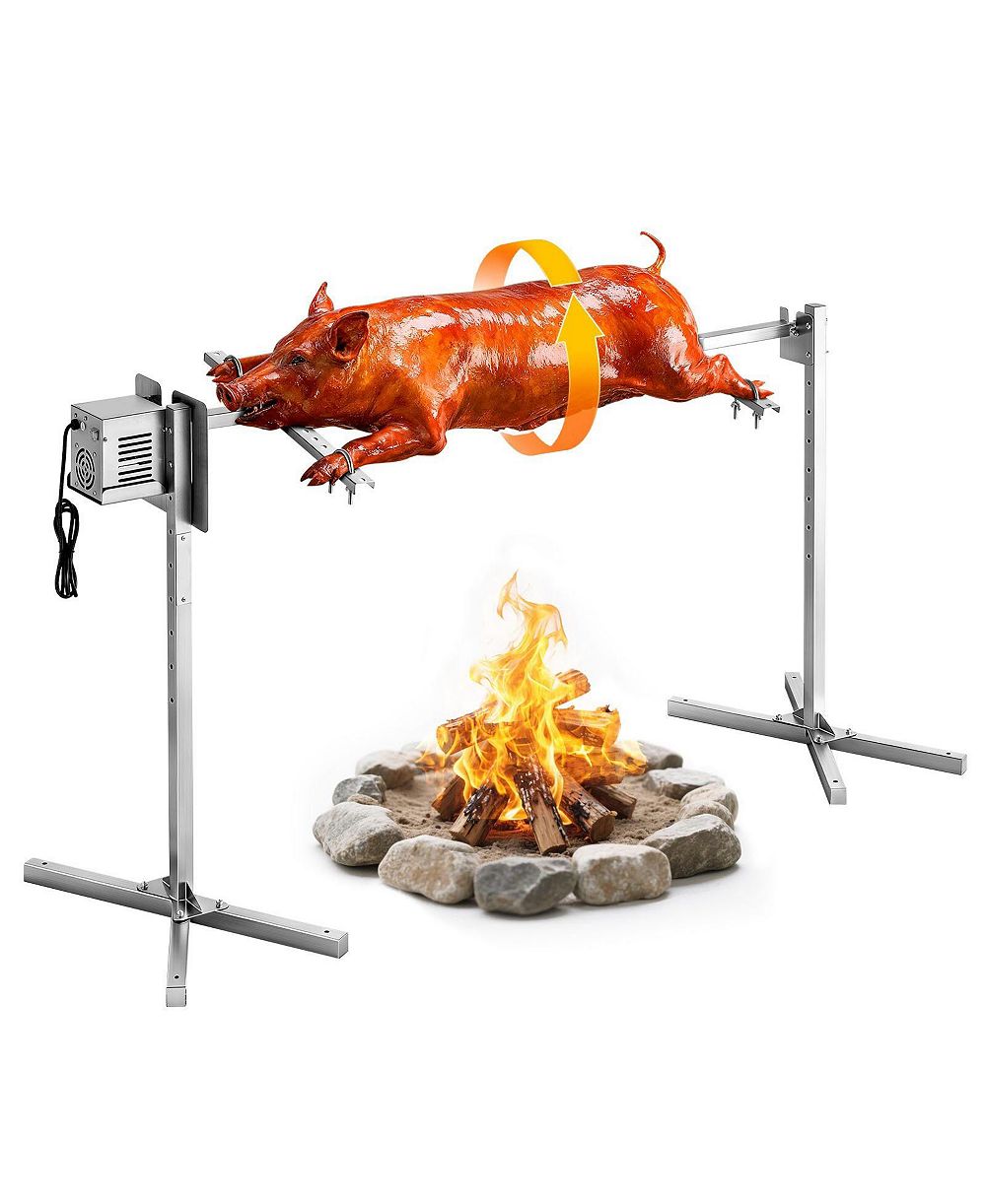 Электрический гриль COZITO Electric Rotisserie Grill Kit, AC120V, 8 уровней высоты, вместимость 132 lb