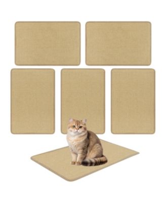 COZITO 24 x 16 in 6 Piece Cat Scratcher Mat Set with Sisal Pads