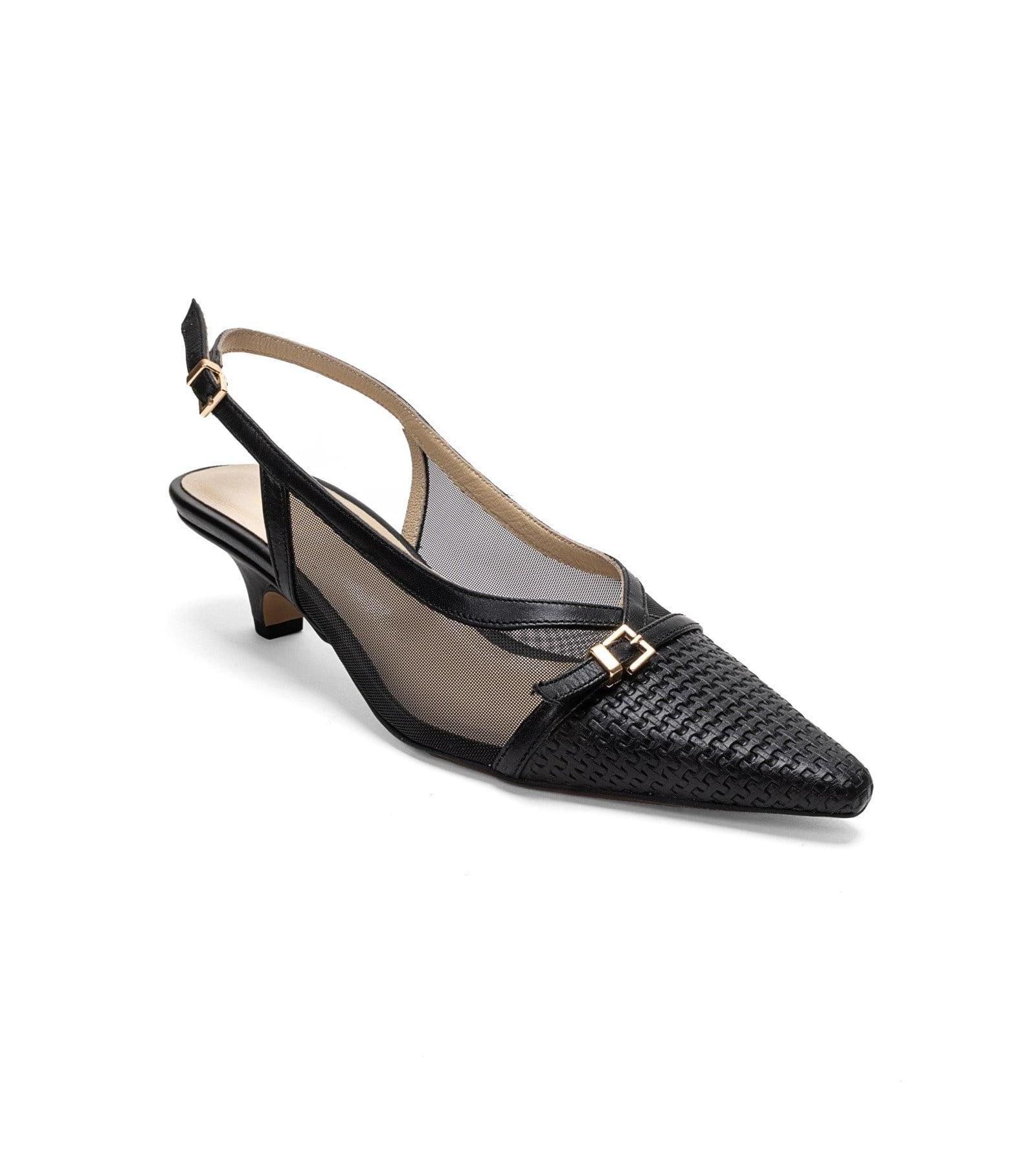 Prologue Shoes Women's Laviera Mesh  Slingback Pump