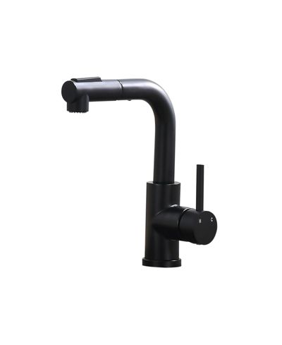 PHYING  Kitchen Sink Faucet with Pull Out Sprayer Multifunctional Mini Bar Prep Faucet Modern Bathroom Sink Faucet for Home Kitchen Bathroom Bar