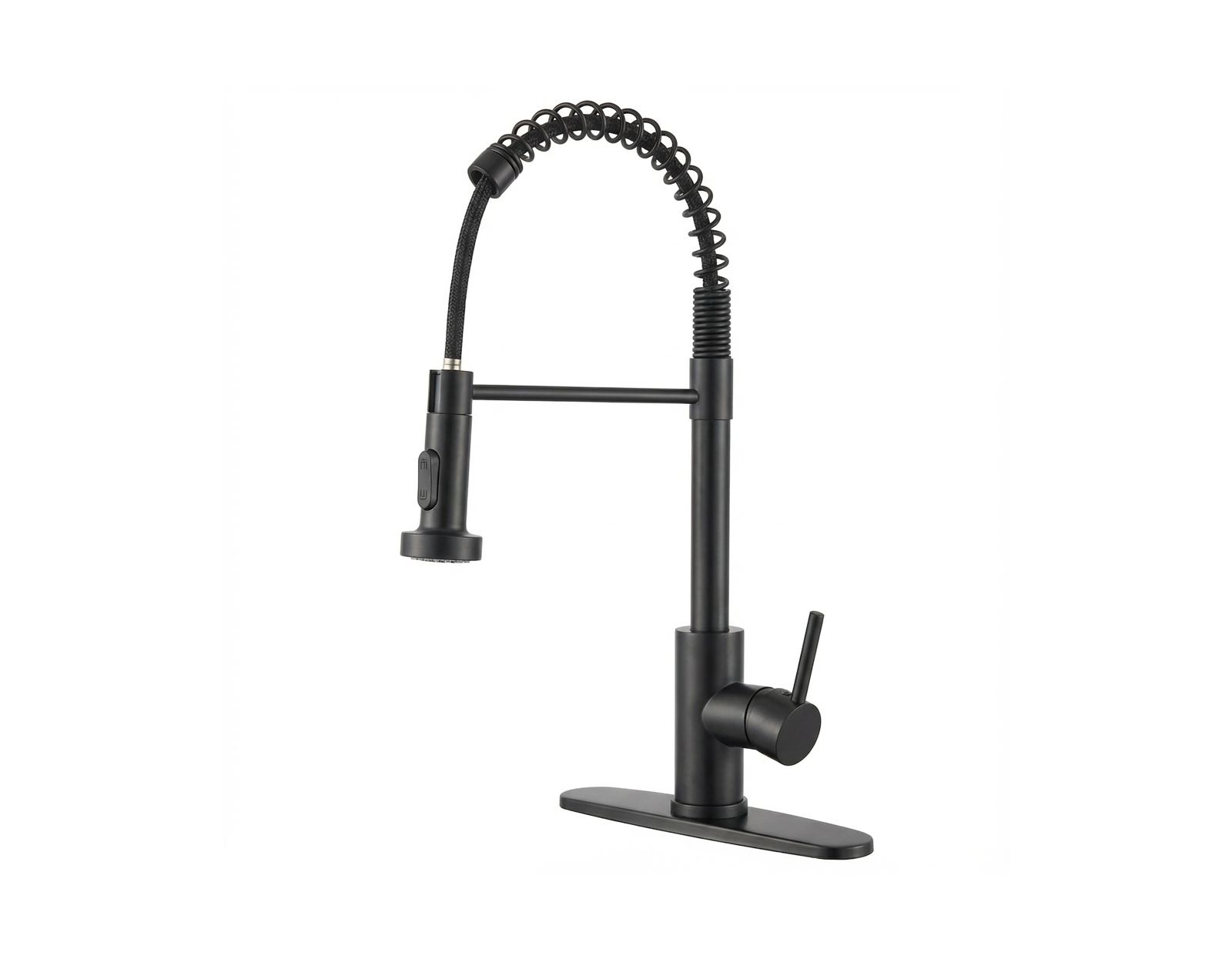 PHYING  Stainless Steel Kitchen Faucet Single Handle Single Hole or 3 Hole Industrial Pull Down Sprayer Faucet for Farmhouse Camper RV Laundry Wet