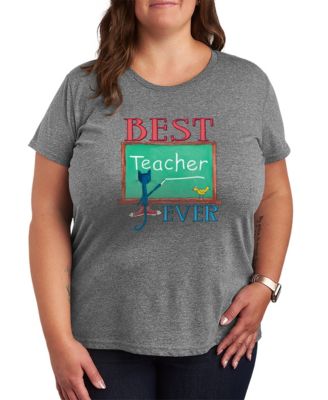 Футболка Hybrid Apparel Plus Size Pete the Cat Best Teacher с принтом