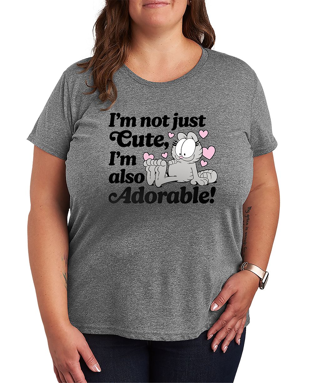 Футболка Hybrid Apparel Plus Size The Garfield Adorable Nermal Graphic