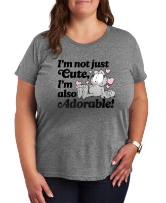 Футболка Hybrid Apparel Plus Size The Garfield Adorable Nermal Graphic