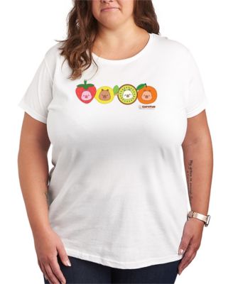 Футболка Hybrid Apparel Plus Size CapyFun Fruits с графическим принтом