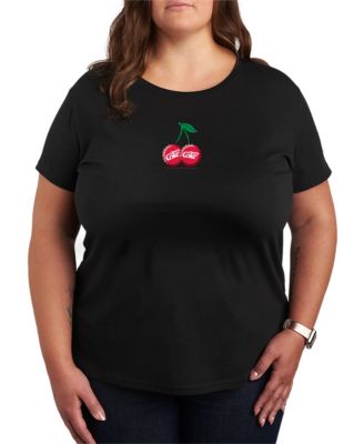 Мужская футболка Hybrid Apparel Plus Size Cherry Coke Bottle Cap Cherries Graphic