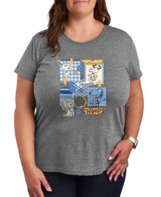 Hybrid Apparel Plus Size футболка с принтом Peanuts Snoopy Fashion Sketchbook