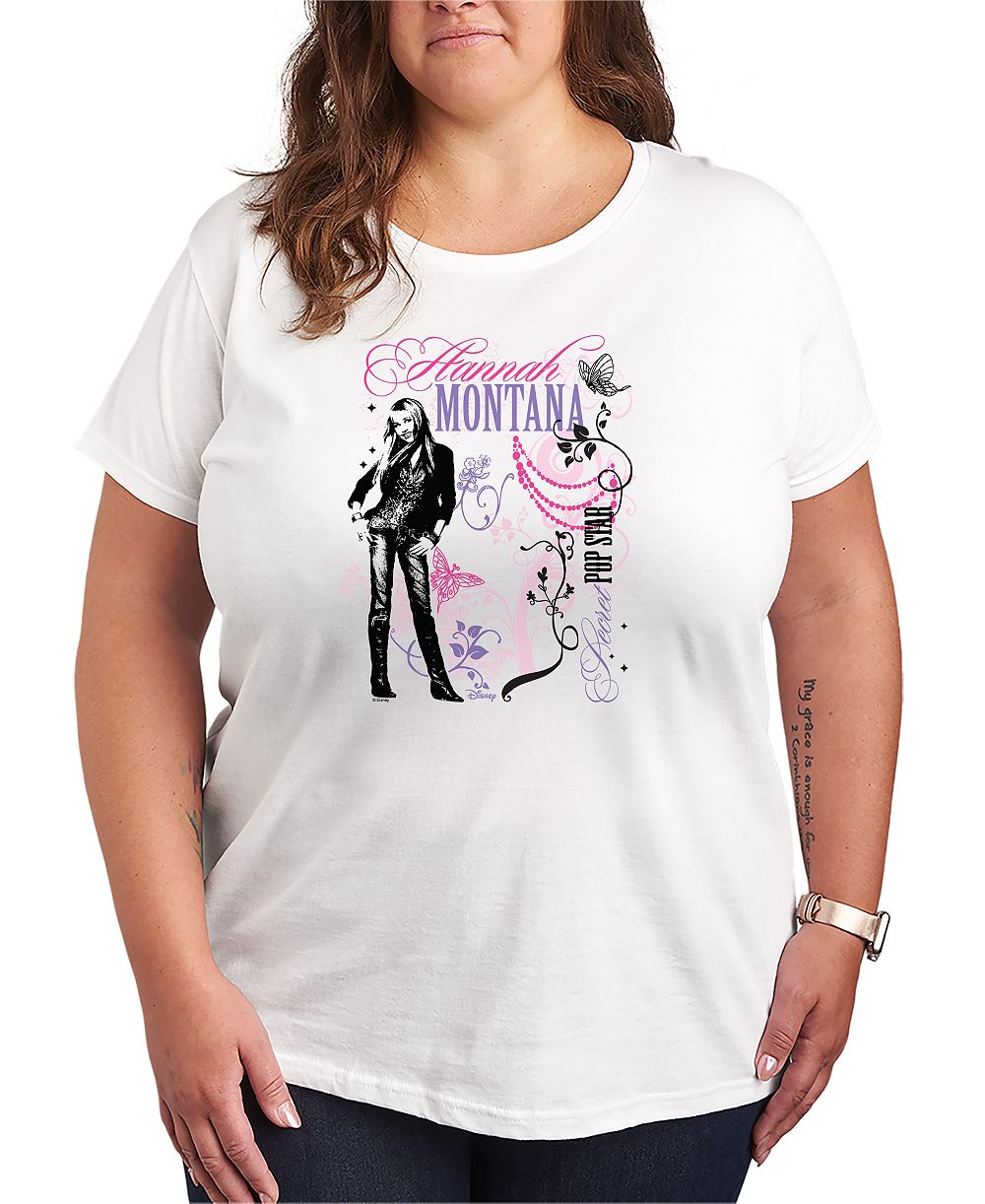 Hybrid Apparel Plus Size футболка с принтом Hannah Montana
