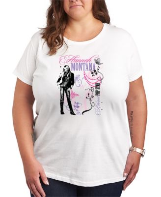Hybrid Apparel Plus Size футболка с принтом Hannah Montana