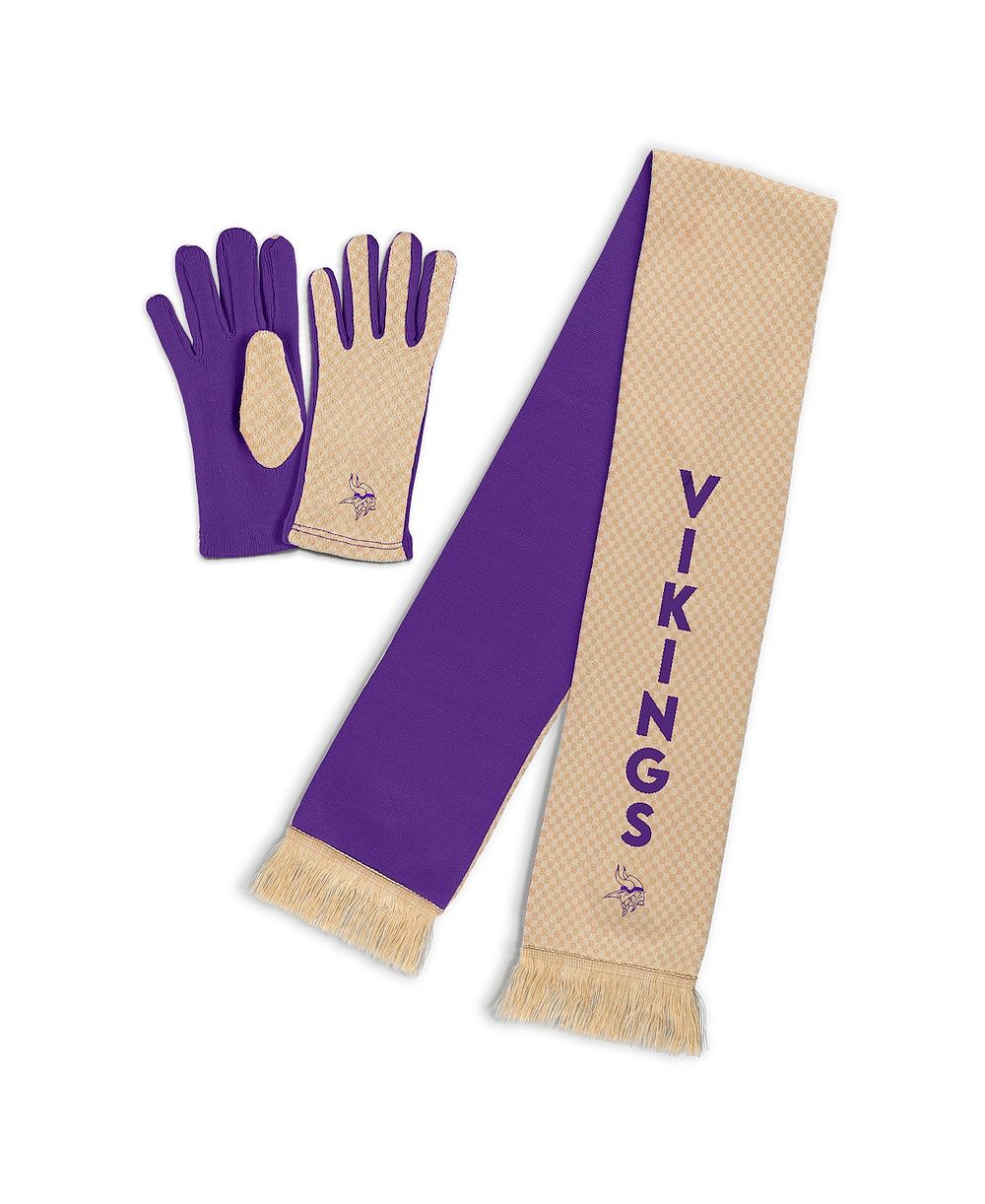 Набор шарф и перчатки WEAR by Erin Andrews Minnesota Vikings Женский