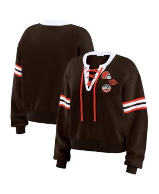 Женский свитер WEAR by Erin Andrews Cleveland Browns, коричневый