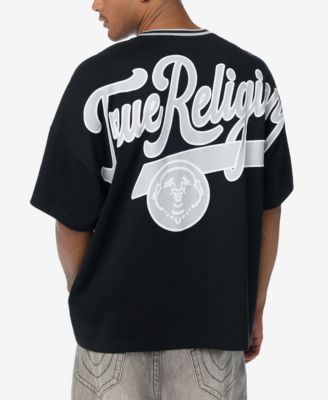 True Religion Men's Script Heavy Oversized T-Shirt