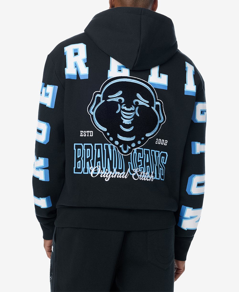Мужской худи True Religion Overt Buddha Logo