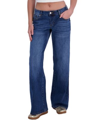 Джинсы Em & Cass Juniors' Low-Rise Wide-Leg Denim