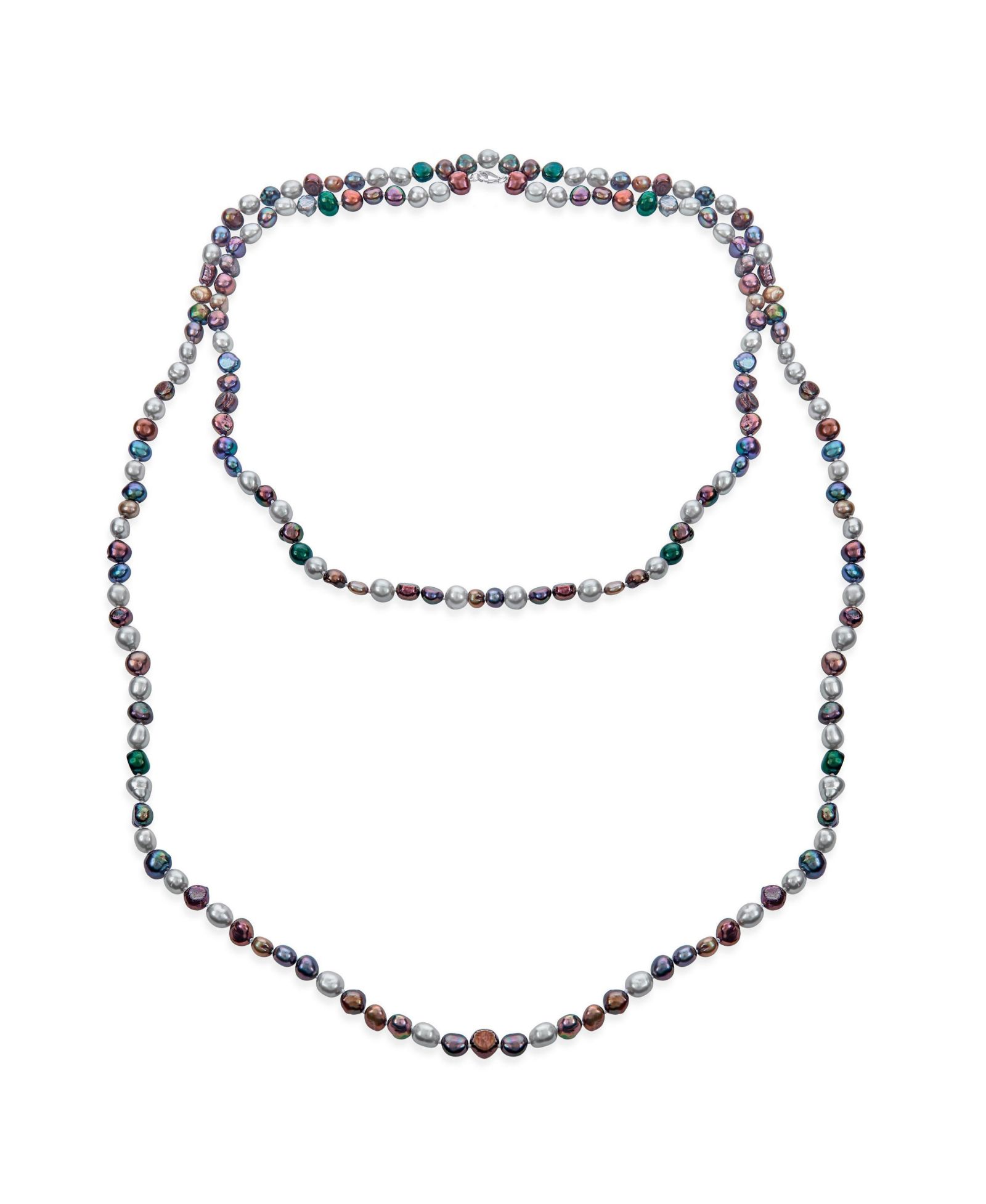 Ожерелье Bling Jewelry Pearl Strand Long Freshwater Cultured 54 Inch